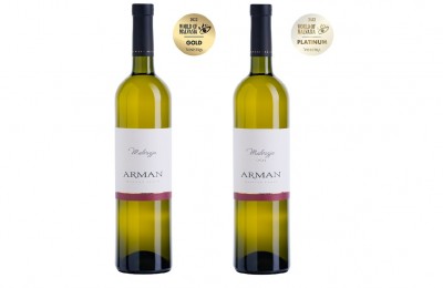 Vinistra 2022: Medaglia di platino e d'oro per l'azienda vinicola Malvasia Arman Marijan Wines