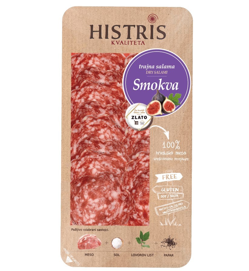 Salame con fichi secchi - affettato, Histris