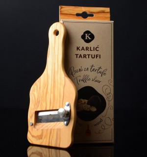 Trüffelschneider aus Holz, Karlić Tartufi