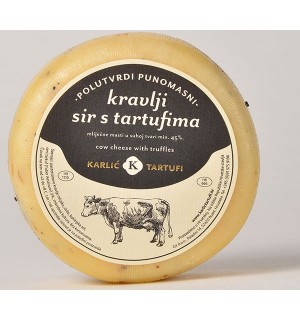 Cow cheese  truffles, Karlić Tartufi