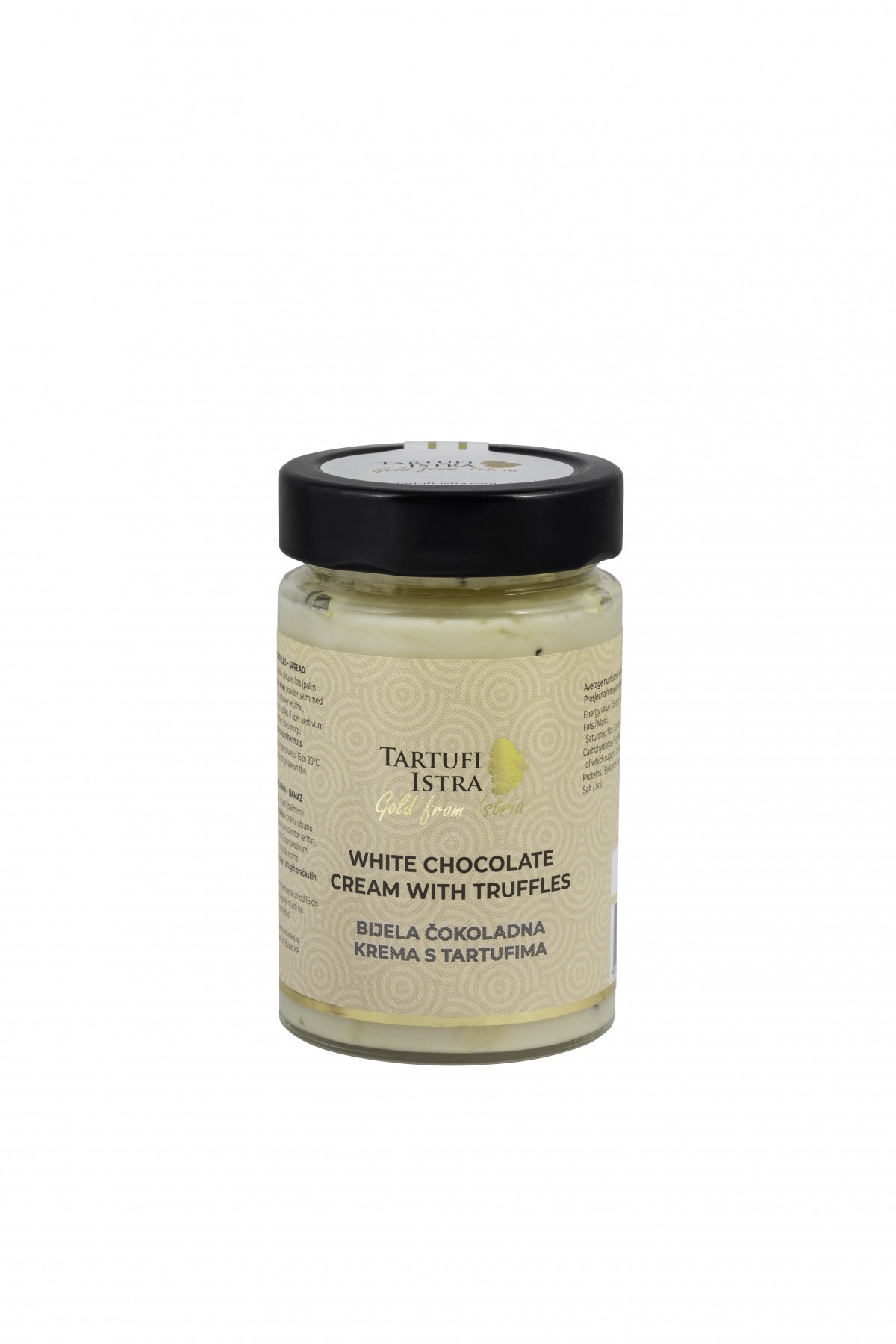 Crema al cioccolato bianco con il tartufo, Tartufi Istra