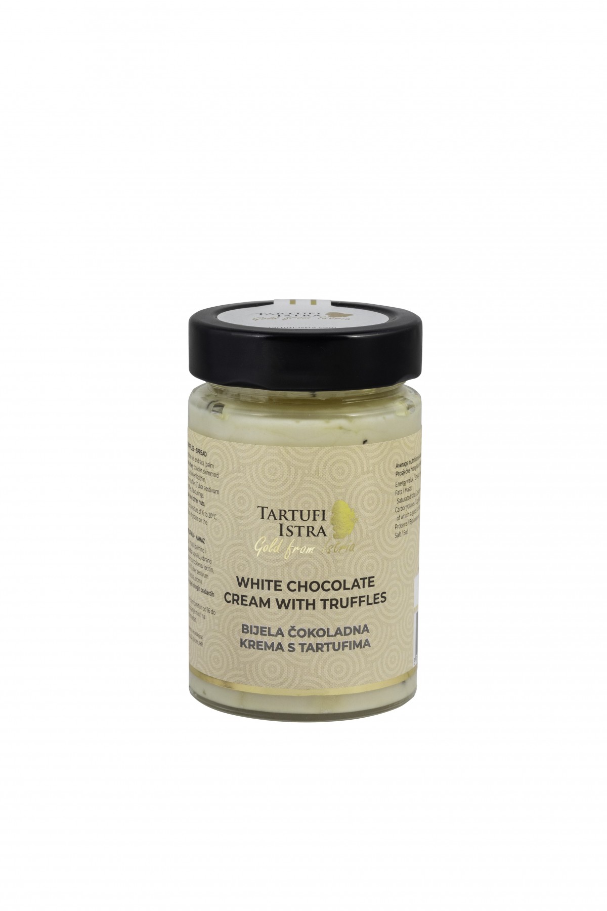 White chocolate cream with truffles, Tartufi Istra