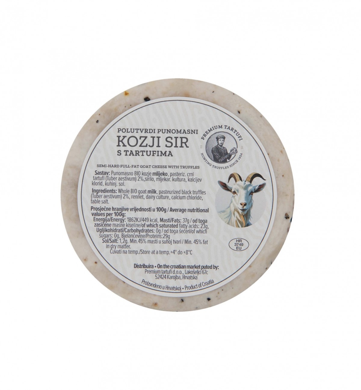 Ziegenkäse mit Trüffeln, Premium Tartufi d.o.o