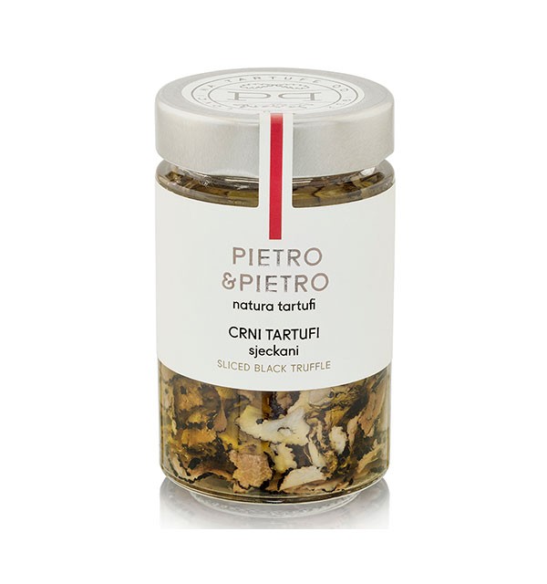 Chopped black truffles in olive oil, Pietro & Pietro by Natura Tartufi
