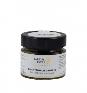 Black truffles chopped, Tartufi Istra